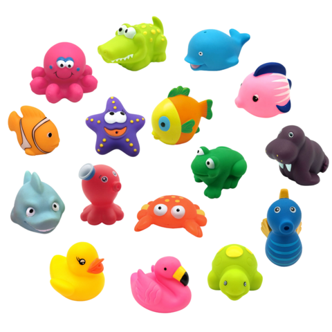 Fishing Game Sea Animal Baby Toy Set Figure Game Toys Water Squirt