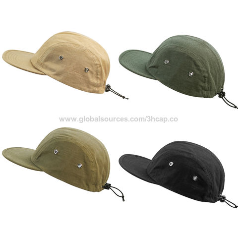 5 Panels Cap Short Brim Hat Flat Bill Washed Cotton Camping Hats - China  Wholesale 5 Panel Camper Hat $1.9 from Dongguan 3H headwear Manufacturing  Co., Ltd