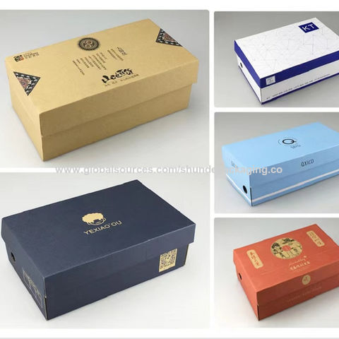Buy Wholesale China Custom High Quality Cardboard Printed Rigid Shoe ...
