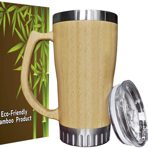 Buy Wholesale China 16 Oz Glass Leak Proof Bamboo Lid Stainless