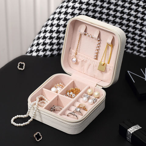 Amazon.com: ARIYIBO Big Earrings Jewelry Box Earring Organizer Box 50 Slots Jewelry  Box for Earrings Necklaces Rings,Womens Stud Earring Holder Organizer Box  Jewelry Organizer Earrings Storage Box White : Clothing, Shoes &