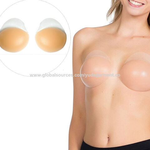 Buy Wholesale China One-piece Convertible Nipple Cover Nude Bra