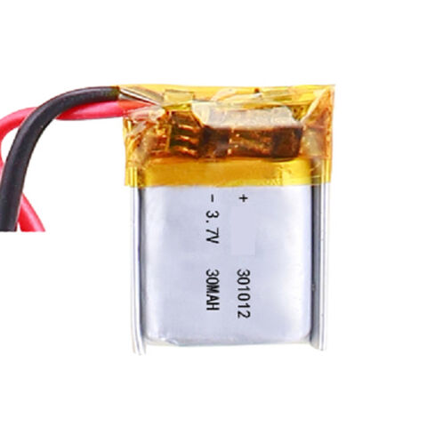 Buy Wholesale China Rechargeable Lithium Polymer Battery 30mah 301012 3 ...