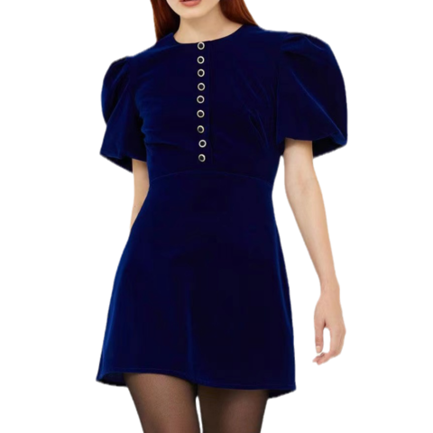 Factory Direct High Quality China Wholesale Autumn Winter Round Neck Short Puff Sleeve Rhinestone Buttons Ladies Velvet Short Club Shift Dresses $15.43 from Shenzhen Sanbai International Trade Company Limited | Globalsources.com Factory Direct High Quality China Wholesale Autumn Winter Round Neck Short Puff Sleeve Rhinestone Buttons Ladies Velvet Short Club Shift Dresses $15.43 from Shenzhen Sanbai International Trade Company Limited | Globalsources.com