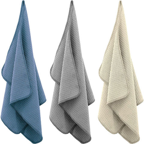 weave towel cleaning cloths 40*60CM tea towel 42*68cm microfibre quick –  石家庄唐聚贸易股份有限公司