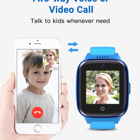 Montre connectée enfant GPS | Montre 4G téléphone avec carte SIM