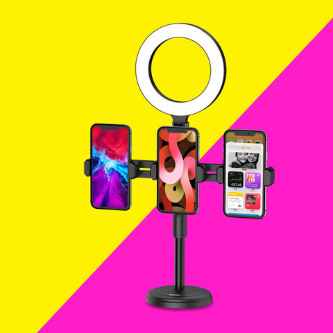 Insten 10'' Selfie Ring Light 67'' Extendable Tripod Stand Phone Holder, 10  Brightness Level for Makeup Live Stream YouTube Video Tiktok LED Circle  Light Compatible with iPhone Android Phones, Black - Walmart.com