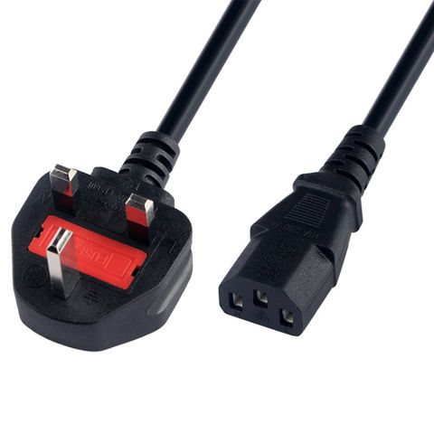 Kettle Lead 3 Pin Power Cable 1m Plug 