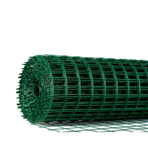 Buy Wholesale China Dark Green Pvc Coated Welded Wire Mesh /fence Iron Wire Mesh  Rolls For Garden & Pvc Coated Welded Wire Fenc at USD 3.5