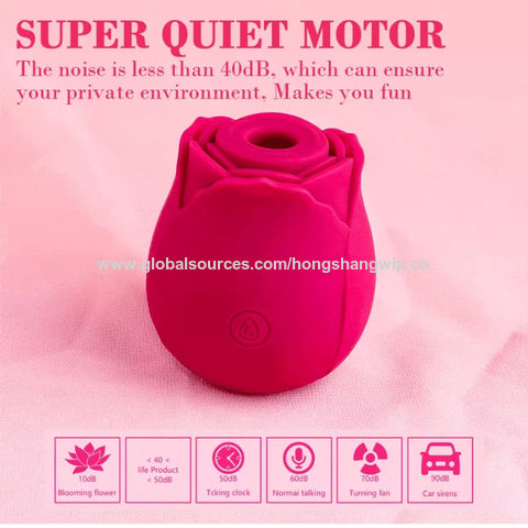 Buy Wholesale China Cute Rose Sex Toy Suction Vibrator Pink Flower Adult  Vibrator The Rose Sucking Sex Toy For Women & Sex Toy at USD 10.15