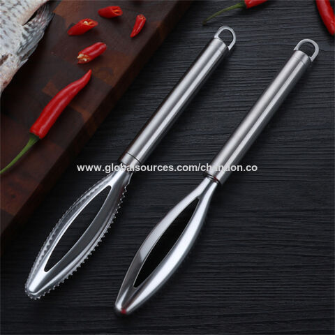 Buy Wholesale China Stainless Steel Fish Scale Planer Scraper Fish Scaler  Scaler To Fish Scale Kitchen Kill Fish Tool & Stainless Steel Fish Scale  Planer at USD 0.59