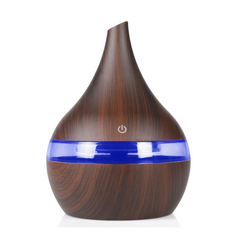 300ML Holzmaserung Smart Aroma Diffuser Haushaltsartikel Frischluft- und Befeuchtungsgerät