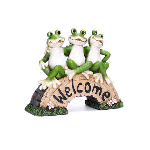 Buy Wholesale China Frog Garden Welcome 