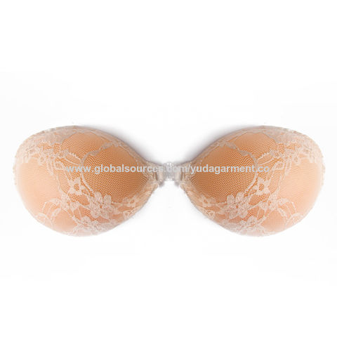 Women Silicone Nipple Cover Invisible Sticky Lace Bras with Front