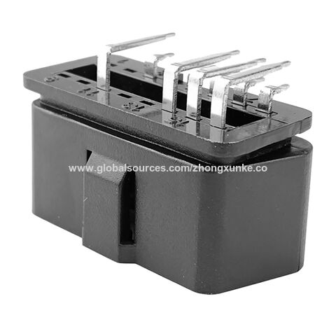 Headstream Manufacturer OBD OBDII OBD2 J1962 Male Connector 90° 10Pins ...