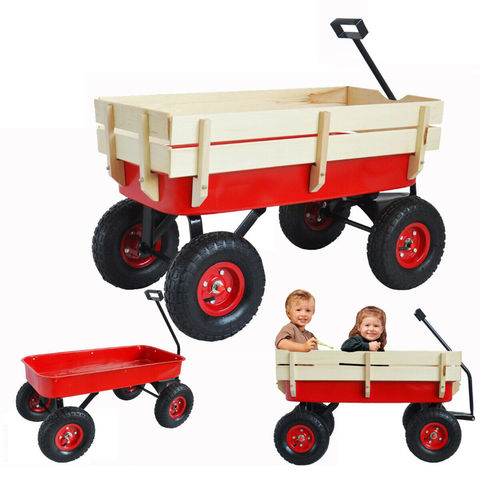 Big Wagon  All Terrain Cargo with Wood Railing with 10" Air tires CMT 