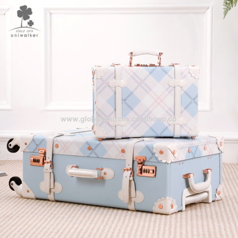 Wholesale Weatherproof Large Travel Suitcase Old Retro Style