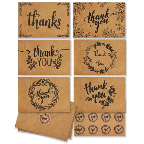 100-Pack Kraft Paper Greeting Cards 4x6 In with Envelopes for Card Making,  Invitations, Birthday, Wedding (Blank Inside)