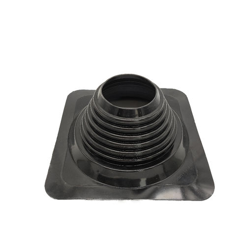Solin de toit à base carrée ajustable avec clips en aluminium