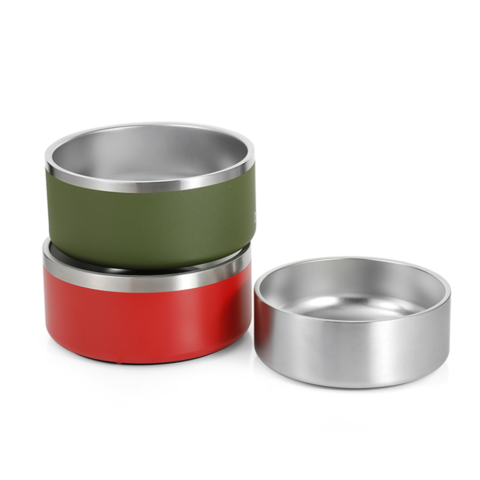 China hot selling Pet Dog Cat Bowls Stand Height Feeding Station with  stainless pet bowl Manufacturers and Suppliers