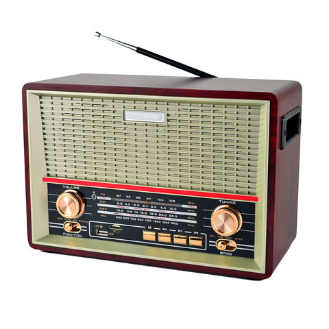 Retro digital FM radio mini Bluetooth speaker old fashioned classic style