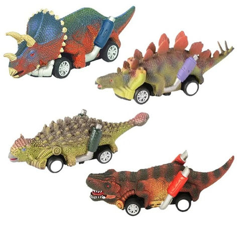 dinosaur pull back cars