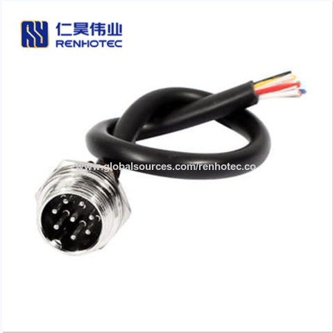 Kaufen Sie China Großhandels-Gx16 8 Pin Stecker-steckdose Mit Einem Ende  Kabel Baugruppen und Gx16 Kabel Baugruppen Großhandelsanbietern zu einem  Preis von 2.5 USD