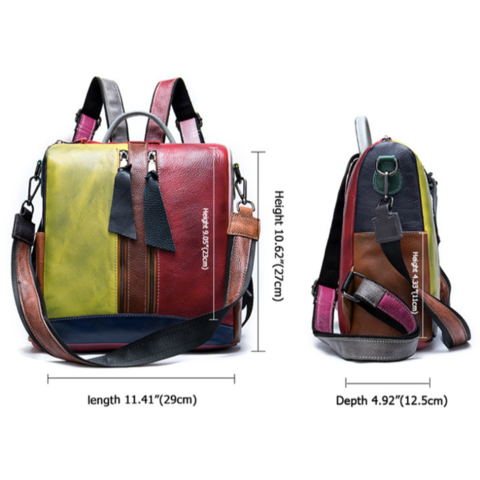 Genuine Leather Backpack 