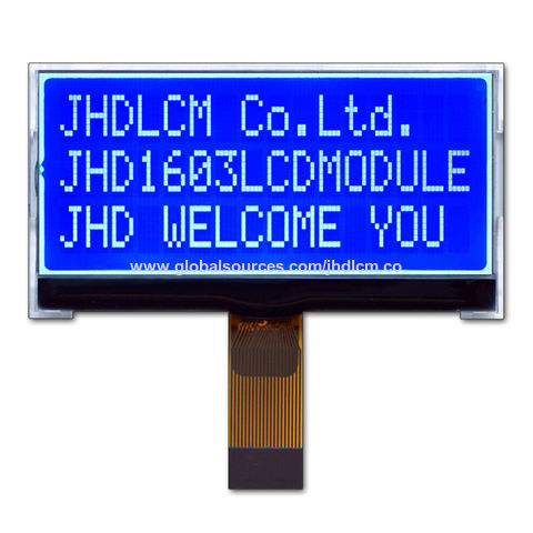 Buy Wholesale China 1603 Lcd Blue Screen Character Lcd Display Blue ...