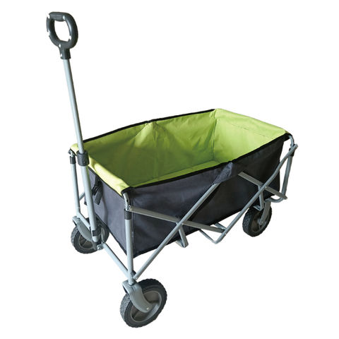 Details about   Beach Collapsible Folding Camping Trolley Wagon Cart Garden Utility Grocery Cart 
