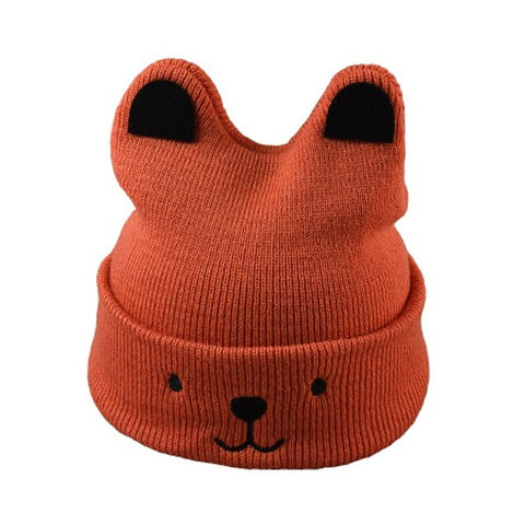 Knitted Hats Winter Funny Children 