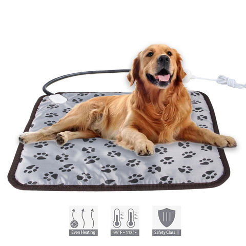 Manta eléctrica para mascotas impermeable, resistente a mordeduras, con temperatura ajustable y constante for sale at factory direct price