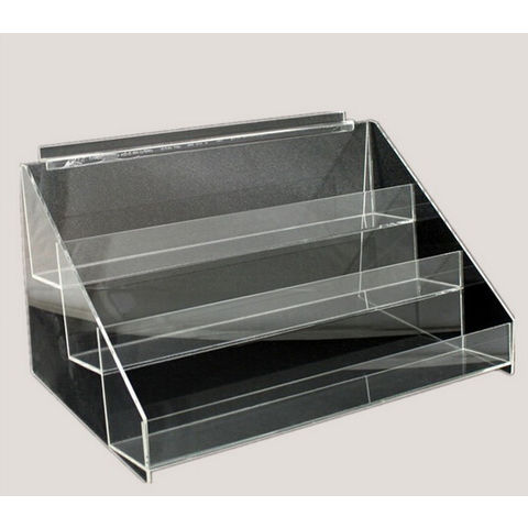 Clear acrylic wall-mounted pen holder, acrylic wall mounted pen hold