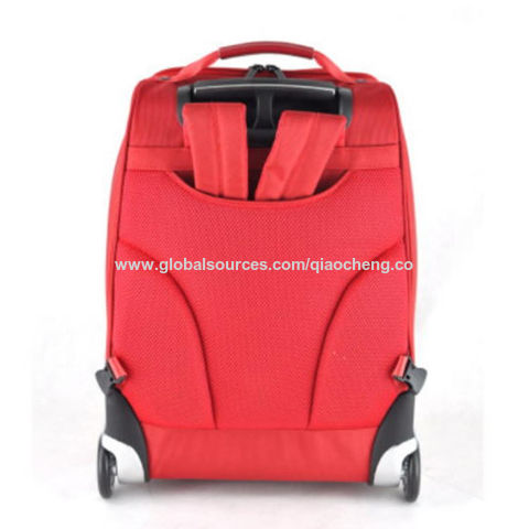 Buy Wholesale China Kids Student School Collage Work Office Trolley Wheels  Rolling Roller Travel Backpack Carrier Bag & Trolley Backpack Wheeled Bags  School at USD 15.9