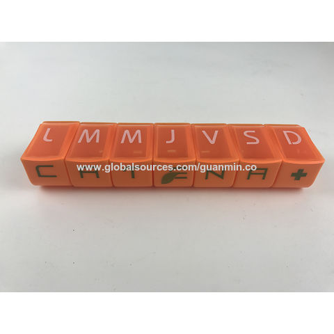 Weekly Pill Organizer Pill Box Case Medicine Storage Box with Pill Container for sale at factory direct price