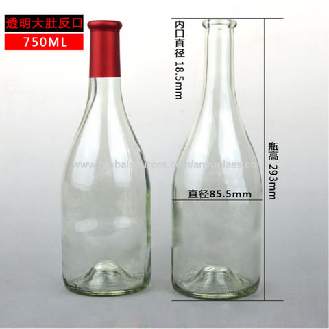 750ml Fancy Glass Bottle Wholesale