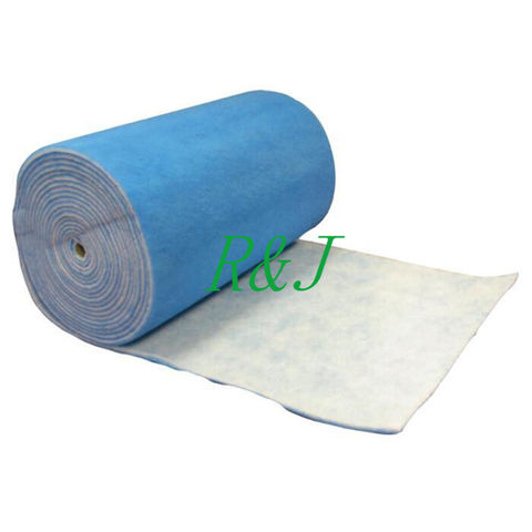 Buy Wholesale China G4 Pre Air Filter Polyester Fiber Material Blue And  White For Spray Booth Filter & Blue And White Filter Cotton at USD 19