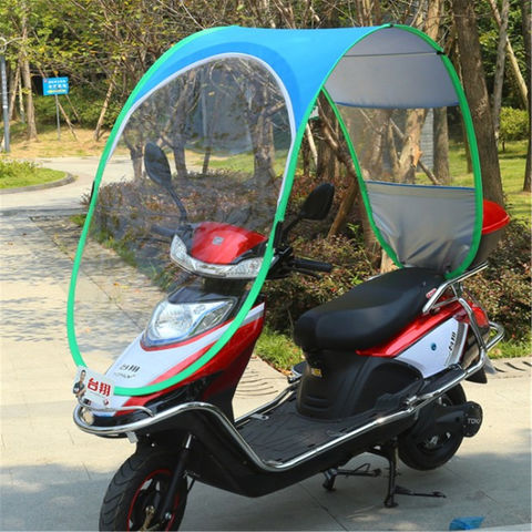 two wheeler rain umbrella