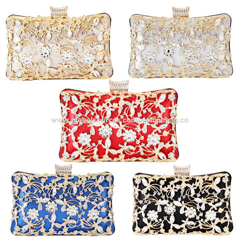 Ethnic Style Beaded Evening Bag, Elegant Top Ring Clutch Purse, Women's  Clip Handbags For Wedding Party Prom - Temu