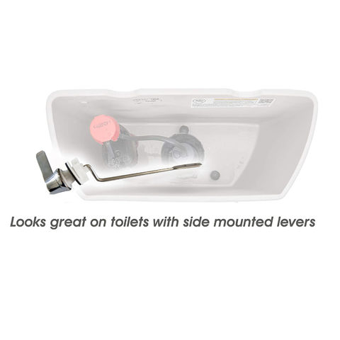 Buy Wholesale China Toilet Tank Levers Zinc Alloy Head Side Mounting ...