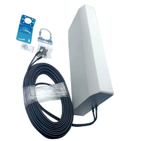 4G LTE modem router 1700 -27000MHz panel antenna 5G sector outdoor antenna with 15 meter cables for sale at factory direct price