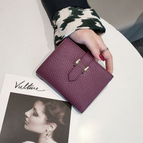 Top luxury women's wallet leather wallet women's short wallet