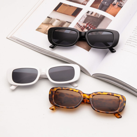 Cat Eye Fashion Sunglasses For Women Men Y2k Color Block Gradient