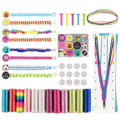 Buy PATPAT® Jewelry Making Kit,Girl DIY Bracelet Set,Fun and Colorful Beads, Children's Self-Made Necklace and Hair Band Ring, Birthday Gift, Suitable  for Children Over Three Years Old (Pink), Acrylic Online at Low Prices