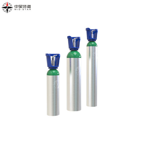 Oxygen Cylinder Medical Seamless Aluminum Oxygen O2 Cylinder With ...