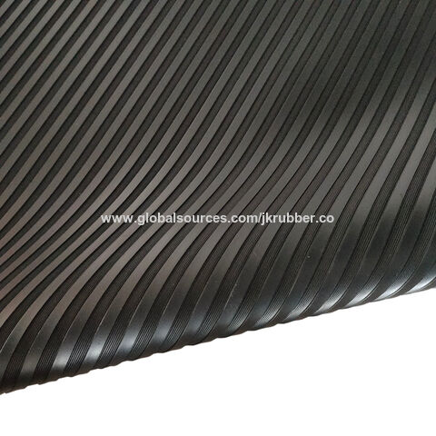 Ribbed Rubber Matting  Corrugated Rubber Runner