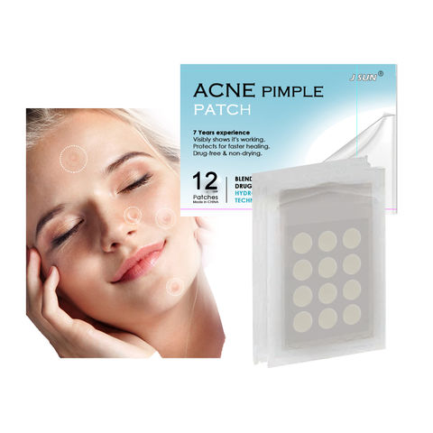 Star Shape Acne Treatment Hydrocolloid Pimple Patches Packed with Cosmetic  Mirror Case - China Acne Patches, Hydrocolloid