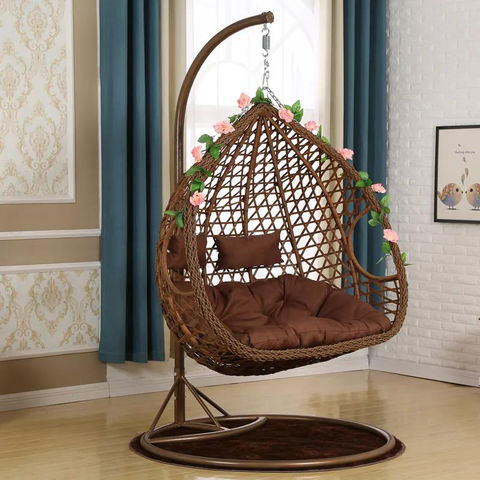 Mecedora Columpio Colgante De Rattan Silla Mecedora Hamaca De