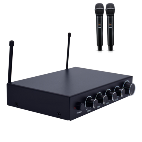 Buy Wholesale China Wireless Microphone,uhf Bluetooth Dual Channel ...