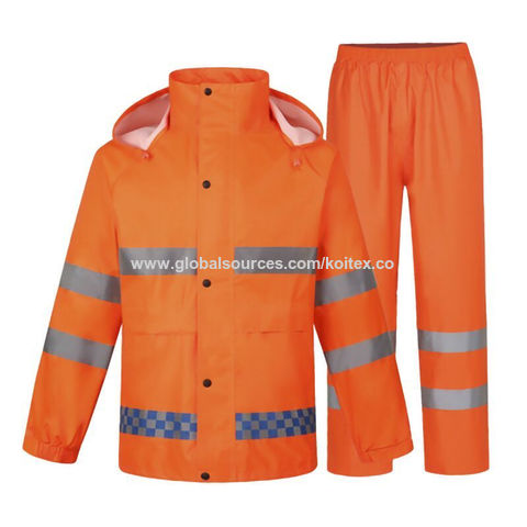 High Visibility Reflective Safety Fisherman Unsex Waterproof Rain Suit  Protection Raincoat $26.5 - Wholesale China Men's Pu Rain Jacket at Factory  Prices from Xiamen Koitex Imp&Exp Co., Ltd.